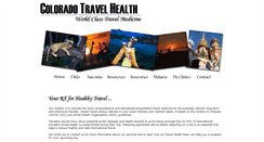 Desktop Screenshot of coloradotravelhealth.com